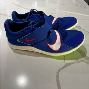Nike Zoom Rival Jump Mens 13 Blue Orange Track & Field Jumping Dr2756-400 NEW